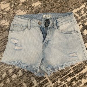 denim shorts